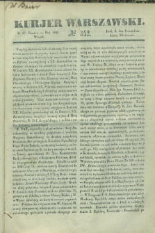 Kurjer Warszawski. 1842, № 342 (27 grudnia)