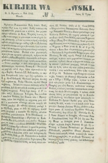 Kurjer Warszawski. 1843, № 3 (3 stycznia)