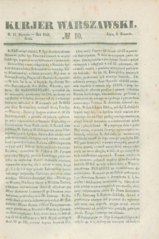 Kurjer Warszawski. 1843, № 10 (11 stycznia)