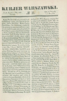 Kurjer Warszawski. 1843, № 11 (12 stycznia)