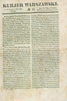 Kurjer Warszawski. 1843, № 18 (19 stycznia)