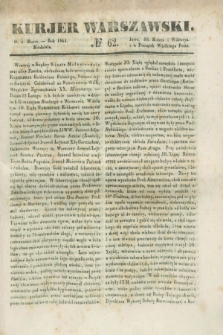Kurjer Warszawski. 1843, № 62 (5 marca)