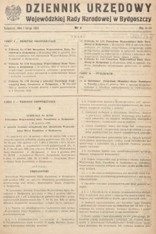 Dziennik Urzędowy Wojewódzkiej Rady Narodowej w Bydgoszczy. 1953, nr 3