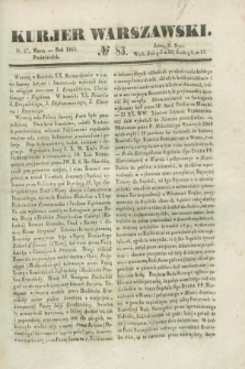 Kurjer Warszawski. 1843, № 83 (27 marca)