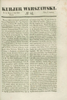 Kurjer Warszawski. 1843, № 84 (28 marca)