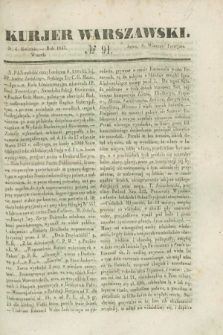 Kurjer Warszawski. 1843, № 91 (4 kwietnia)