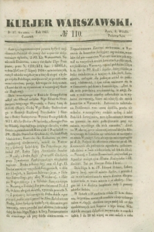 Kurjer Warszawski. 1843, № 110 (27 kwietnia)