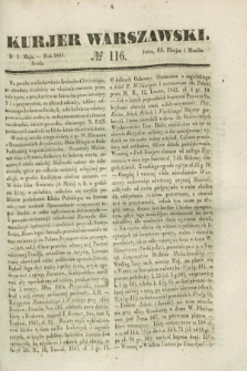 Kurjer Warszawski. 1843, № 116 (3 maja)