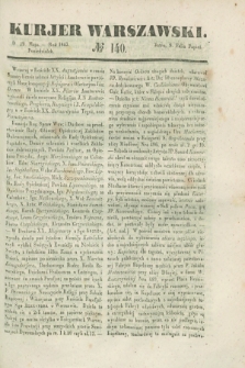 Kurjer Warszawski. 1843, № 140 (29 maja)