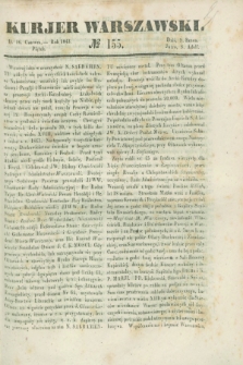 Kurjer Warszawski. 1843, № 155 (16 czerwca)