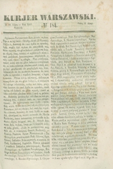 Kurjer Warszawski. 1843, № 184 (16 lipca)