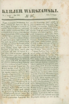 Kurjer Warszawski. 1843, № 207 (8 sierpnia)