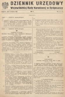 Dziennik Urzędowy Wojewódzkiej Rady Narodowej w Bydgoszczy. 1953, nr 8