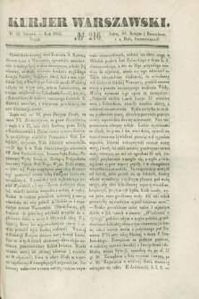 Kurjer Warszawski. 1843, № 216 (18 sierpnia)