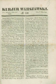 Kurjer Warszawski. 1843, № 230 (1 września)