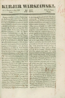 Kurjer Warszawski. 1843, № 235 (6 września)