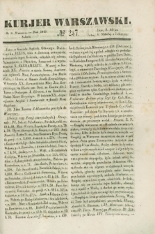 Kurjer Warszawski. 1843, № 237 (9 września)