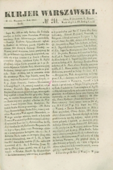 Kurjer Warszawski. 1843, № 241 (13 września)