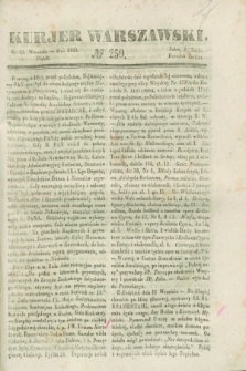 Kurjer Warszawski. 1843, № 250 (22 września)