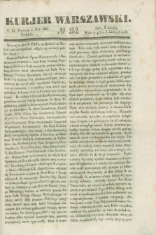 Kurjer Warszawski. 1843, № 252 (24 września)