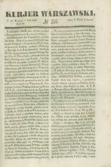 Kurjer Warszawski. 1843, № 256 (28 września)