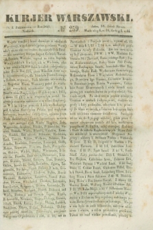 Kurjer Warszawski. 1843, № 259 (1 października)