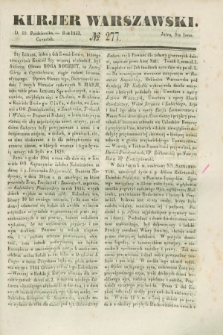 Kurjer Warszawski. 1843, № 277 (19 października)