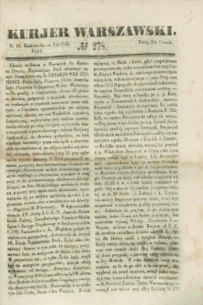 Kurjer Warszawski. 1843, № 278 (20 października)