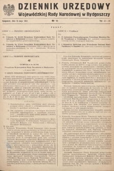 Dziennik Urzędowy Wojewódzkiej Rady Narodowej w Bydgoszczy. 1953, nr 10