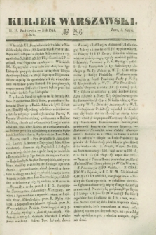 Kurjer Warszawski. 1843, № 286 (28 października)