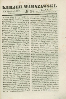 Kurjer Warszawski. 1843, № 294 (6 listopada)