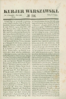 Kurjer Warszawski. 1843, № 296 (8 listopada)