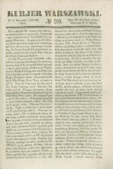 Kurjer Warszawski. 1843, № 299 (11 listopada)