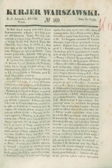 Kurjer Warszawski. 1843, № 309 (21 listopada)