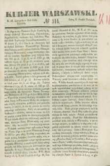 Kurjer Warszawski. 1843, № 314 (26 listopada)