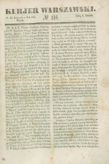 Kurjer Warszawski. 1843, № 316 (28 listopada)