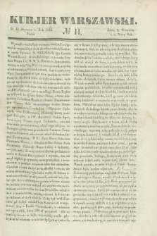 Kurjer Warszawski. 1844, № 11 (12 stycznia)