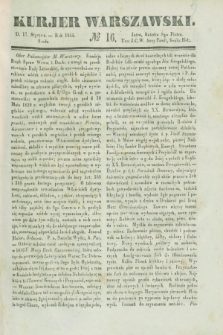 Kurjer Warszawski. 1844, № 16 (17 stycznia)