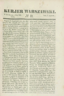 Kurjer Warszawski. 1844, № 19 (20 stycznia)