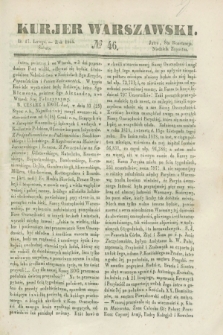 Kurjer Warszawski. 1844, № 46 (17 lutego)