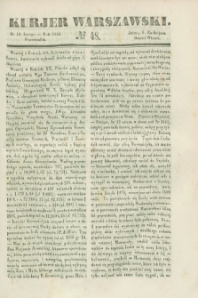 Kurjer Warszawski. 1844, № 48 (19 lutego)