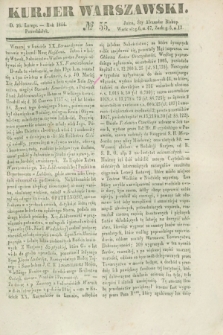 Kurjer Warszawski. 1844, № 55 (26 lutego)