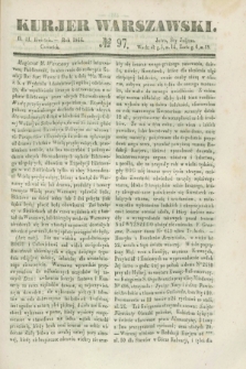 Kurjer Warszawski. 1844, № 97 (11 kwietnia)