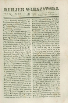 Kurjer Warszawski. 1844, № 183 (12 lipca)