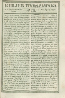 Kurjer Warszawski. 1844, № 223 (22 sierpnia)