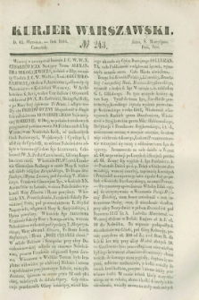 Kurjer Warszawski. 1844, № 243 (12 września)