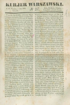 Kurjer Warszawski. 1844, № 257 (26 września)