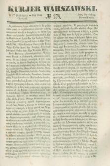 Kurjer Warszawski. 1844, № 278 (17 października)