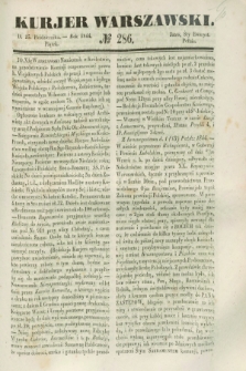 Kurjer Warszawski. 1844, № 286 (25 października)