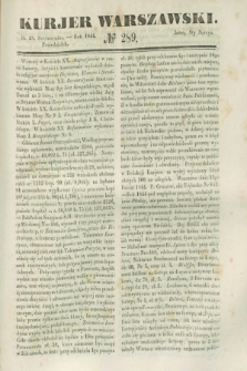 Kurjer Warszawski. 1844, № 289 (28 października)